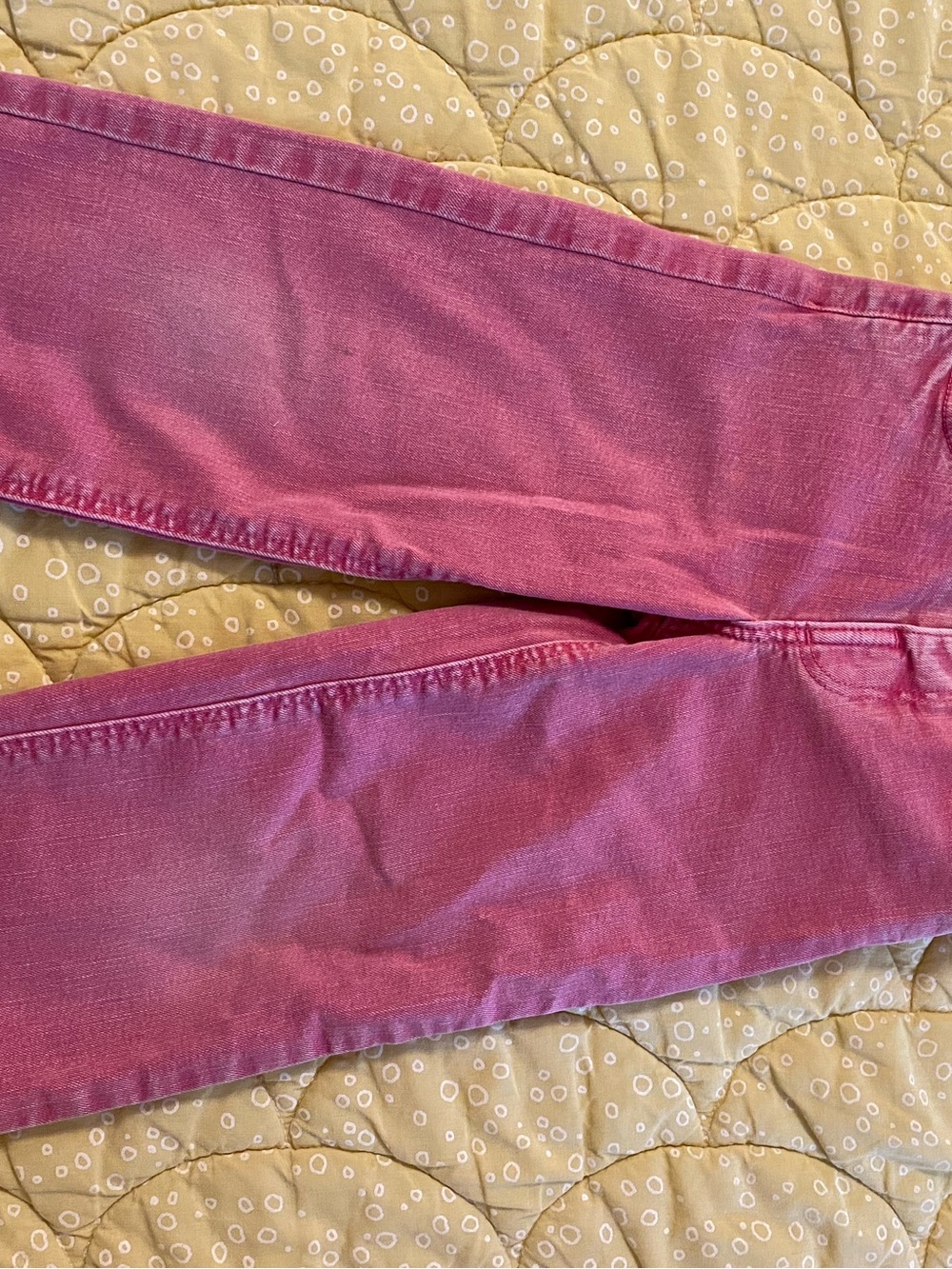 Zara girls pink wide legged jeans, size 5